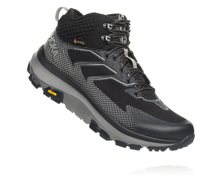 Hoka One One Hiking Boots Mens Black - Toa GORE-TEX - 12078XMYP